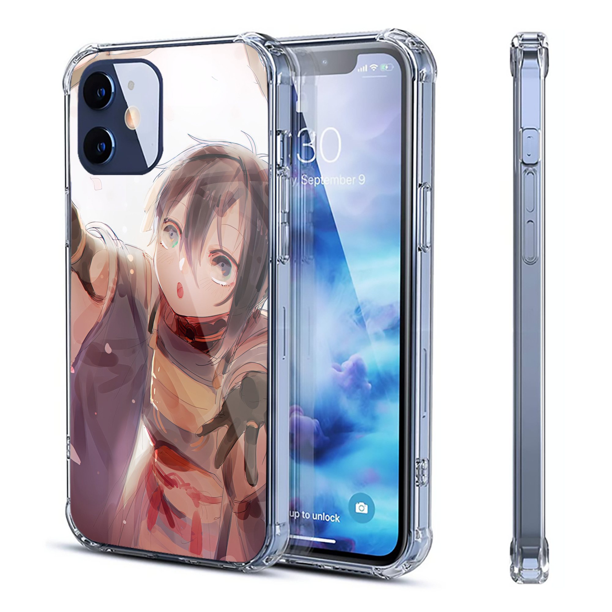 （画像用） 刀剣乱舞 Touken Ranbu 【iPhone 12シリーズ対応】透明スマホケース（クリアソフトケース）